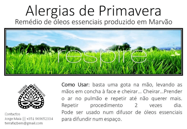Respirar - composto aversão a polens 5ml